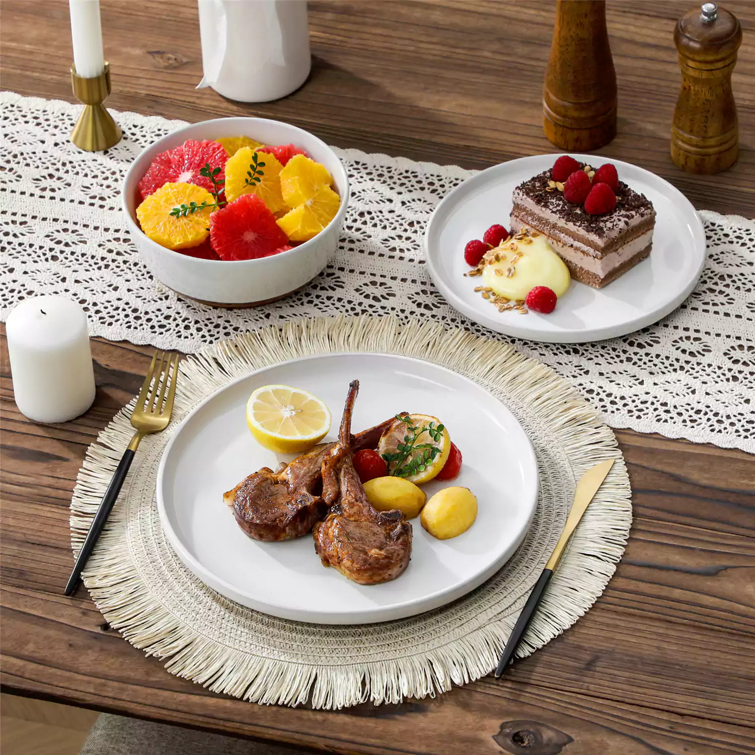 Zora 18 Piece Dinnerware Set - Image 8