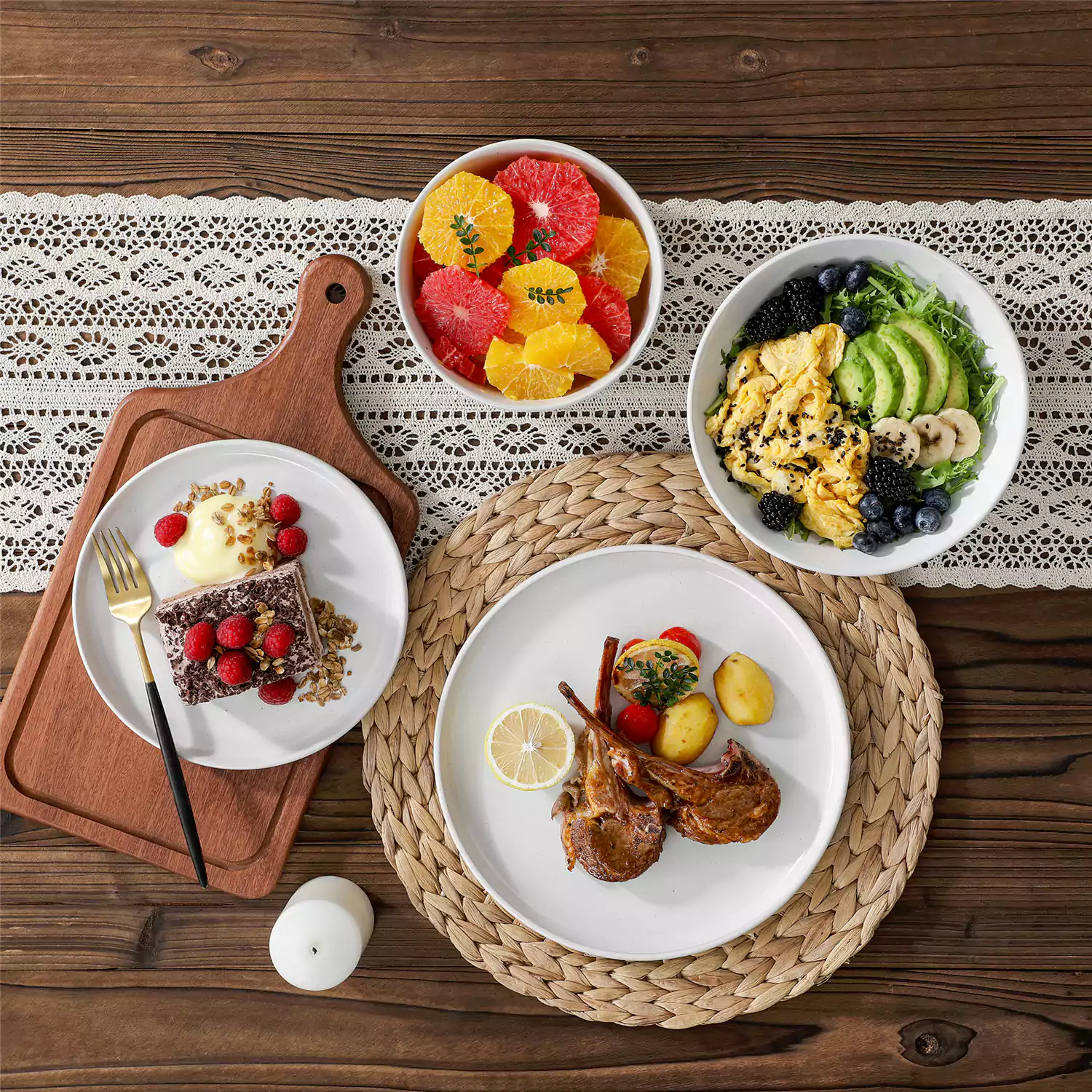 Zora 24 Piece Dinnerware Set - Image 6