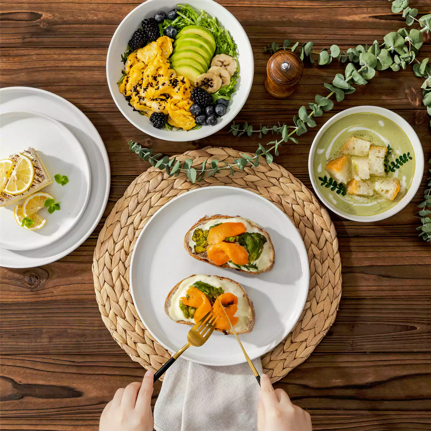 Zora 24 Piece Dinnerware Set - Image 7