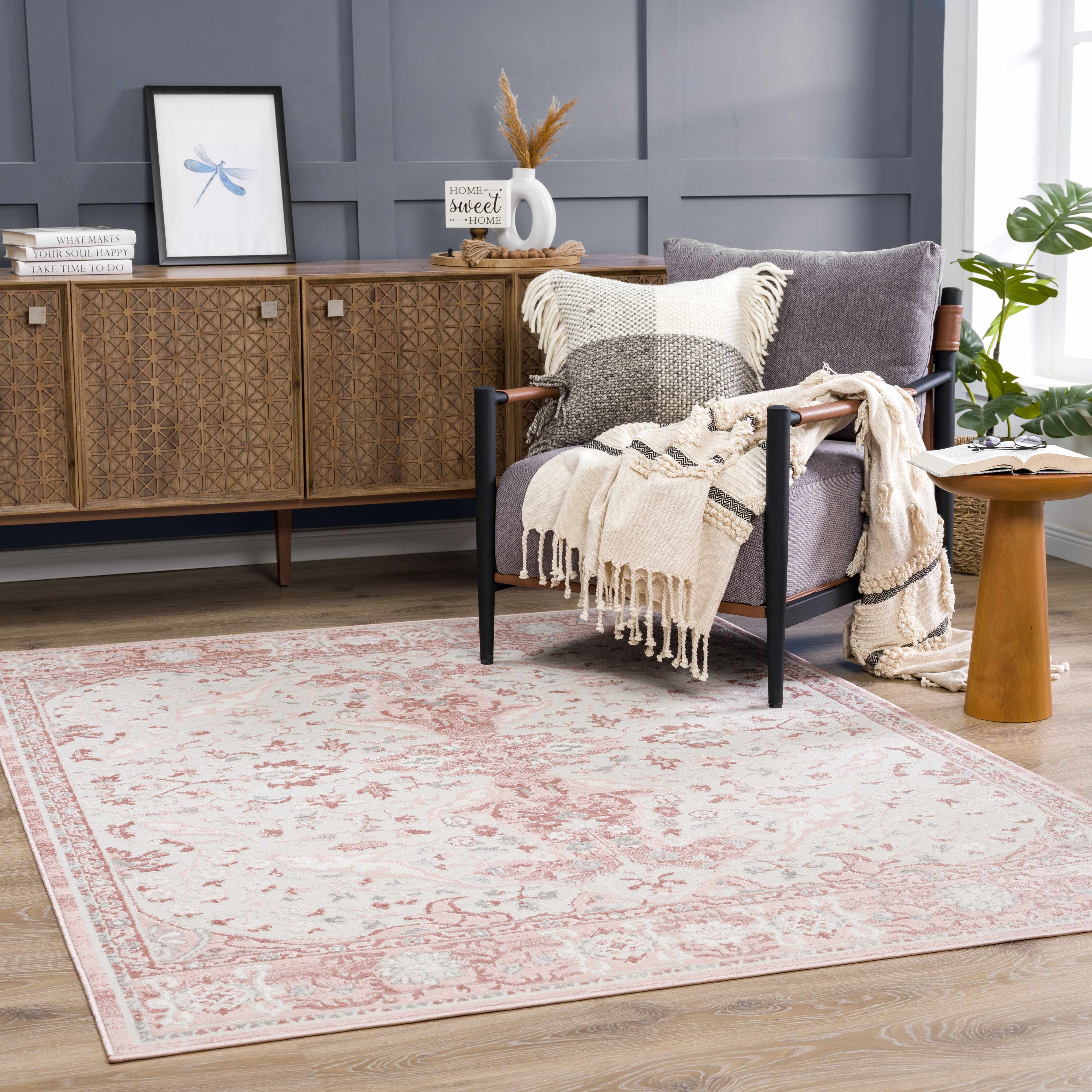 Zora Pink Area Rug - Image 9