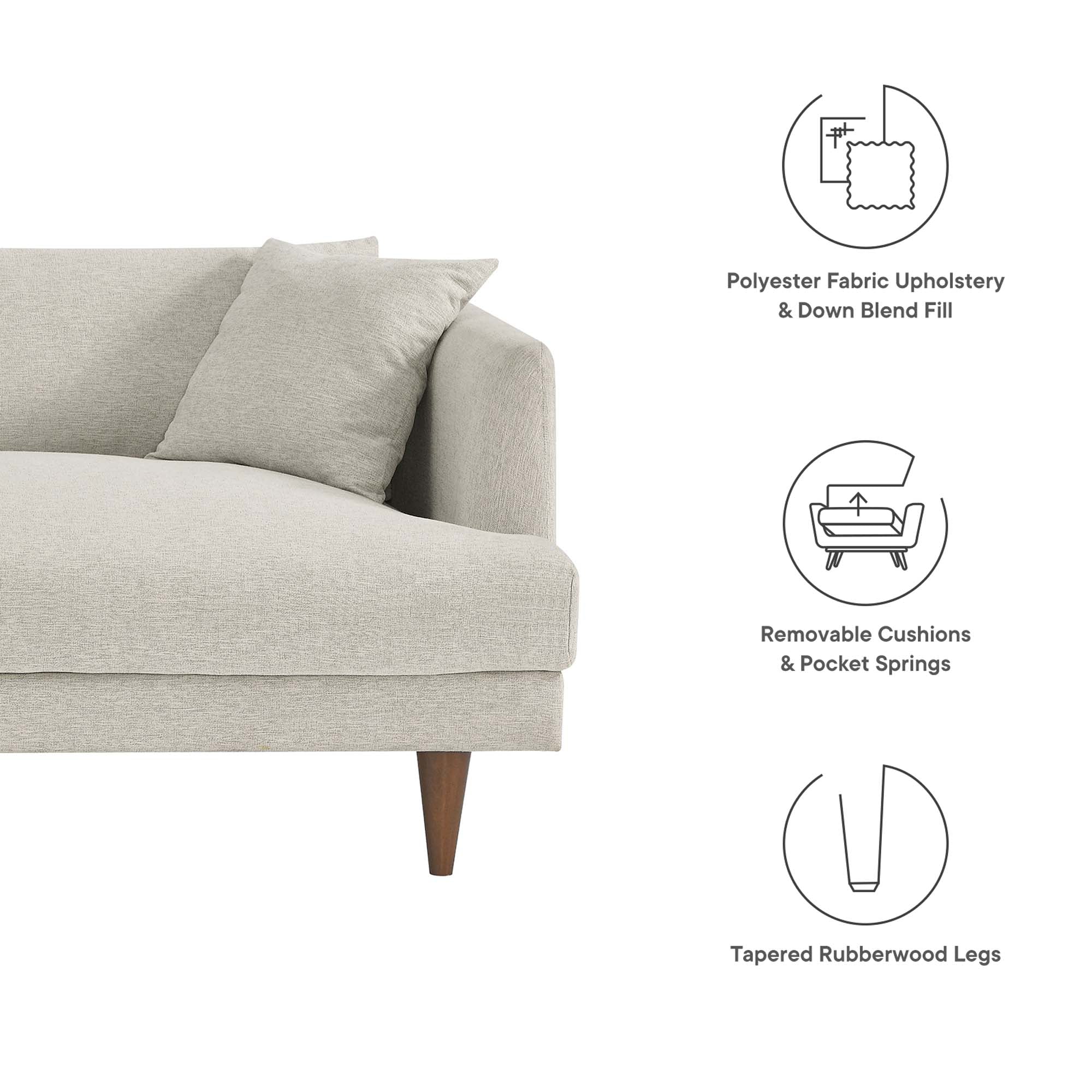 Zoya Down Filled Overstuffed Sofa by Modway - Image 18