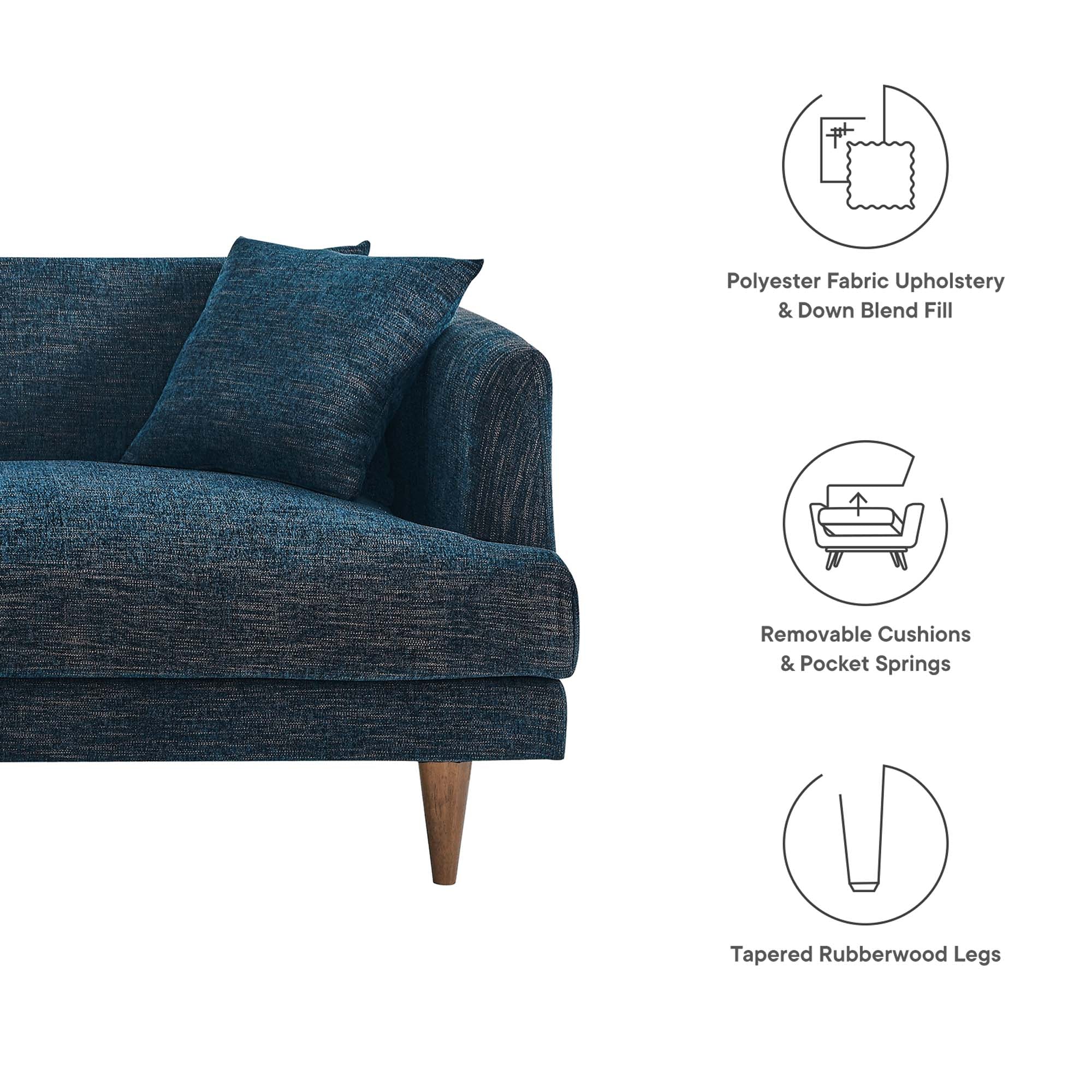Zoya Down Filled Overstuffed Sofa by Modway - Image 19