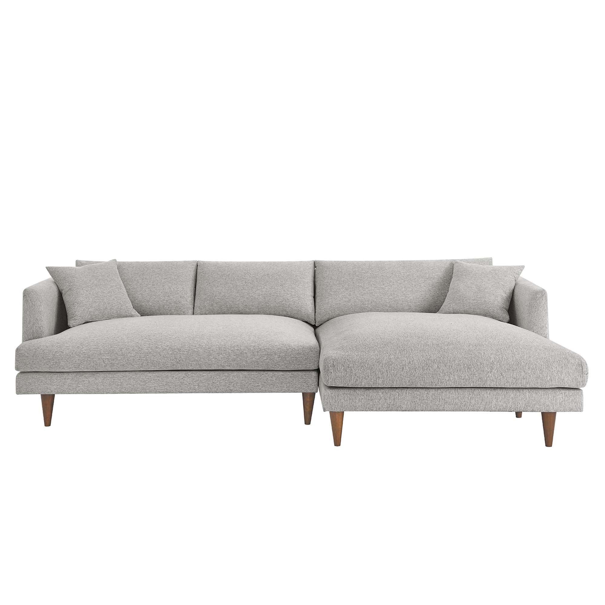 Zoya Right-Facing Down Filled Overstuffed Sectional Sofa by Modway - Image 4