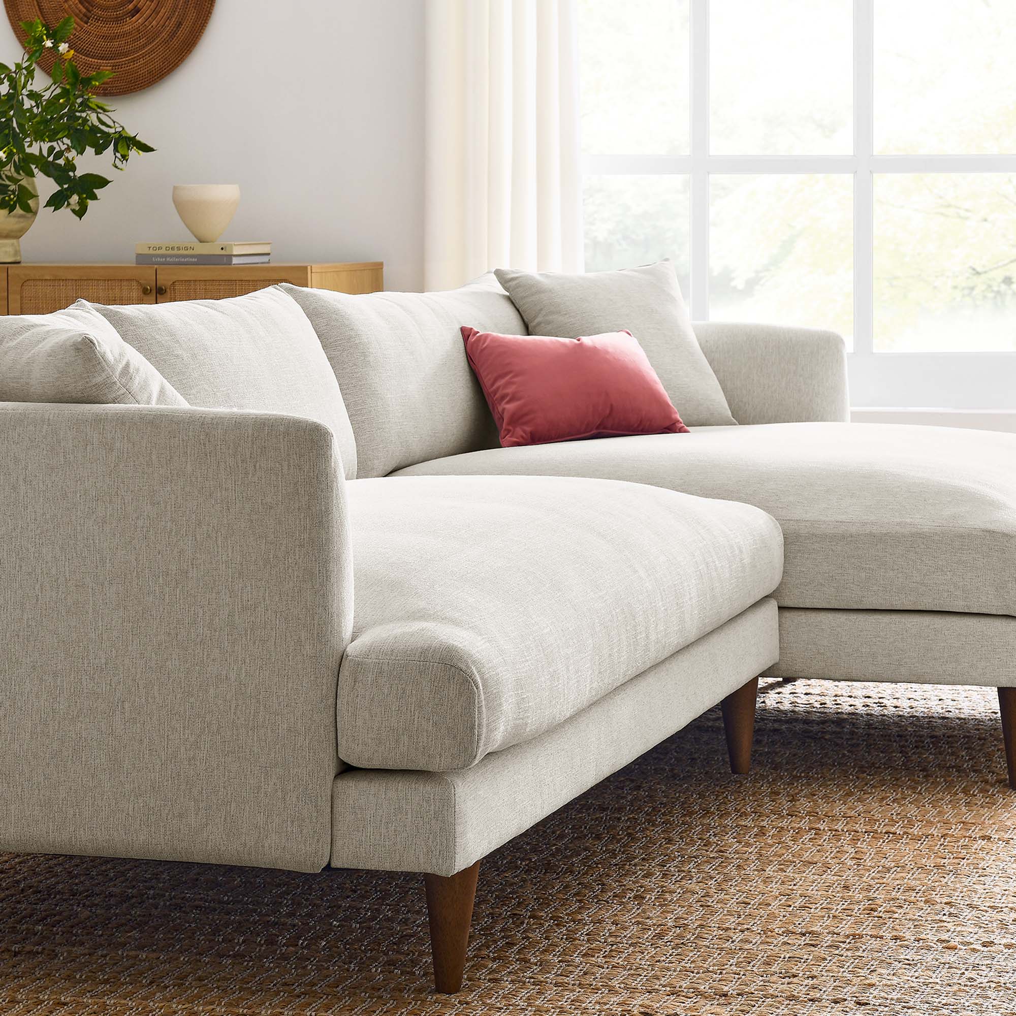 Zoya Right-Facing Down Filled Overstuffed Sectional Sofa by Modway - Image 7