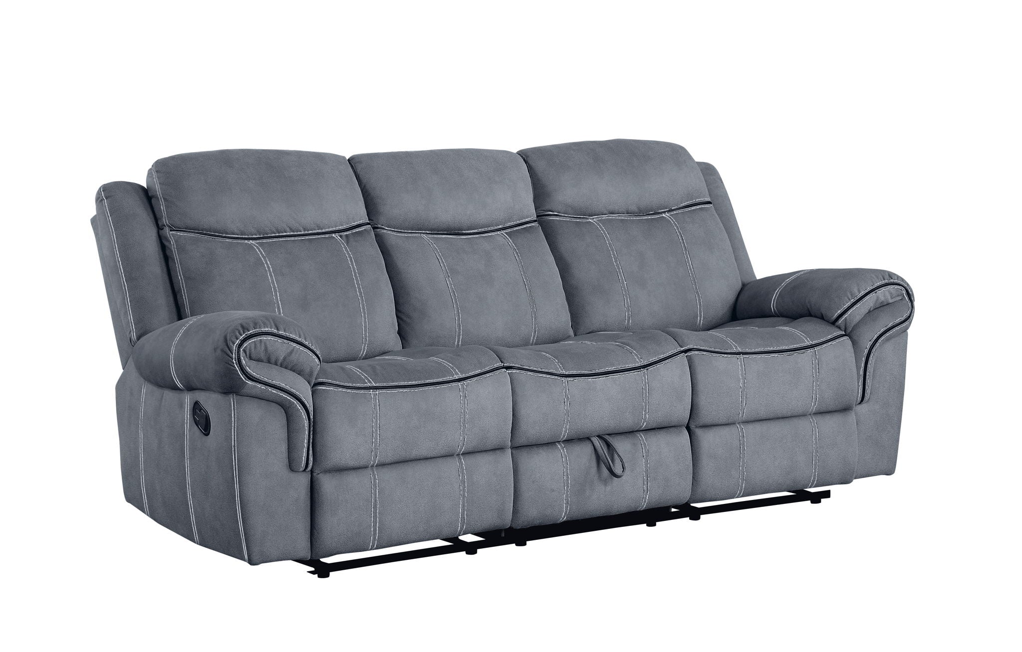 Zubaida - Two Tone 3 Piece Recliner Living Room Set - Image 8
