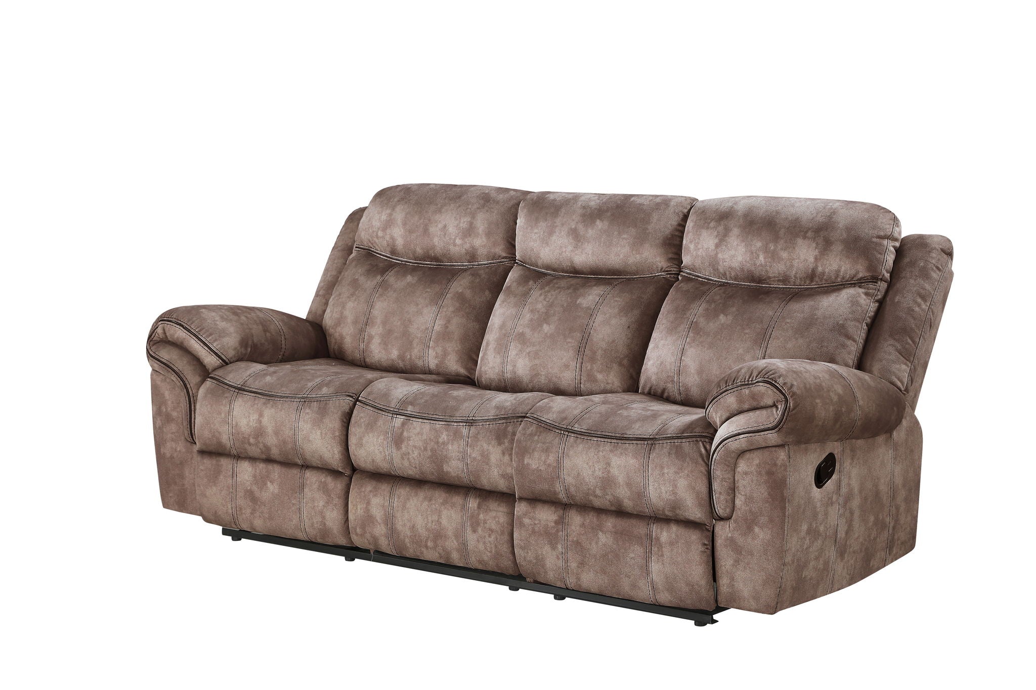Zubaida - Two Tone Recliner Sofa With USB Port Drop Down Table - Image 5