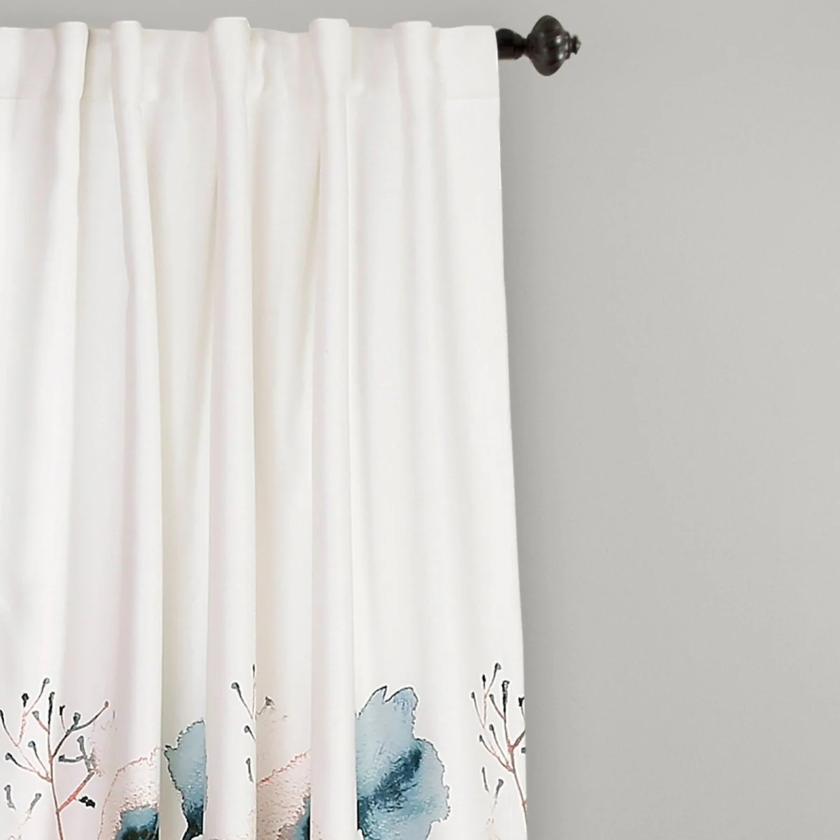 Zuri Flora Light Filtering Window Curtain Panel Set - Image 10