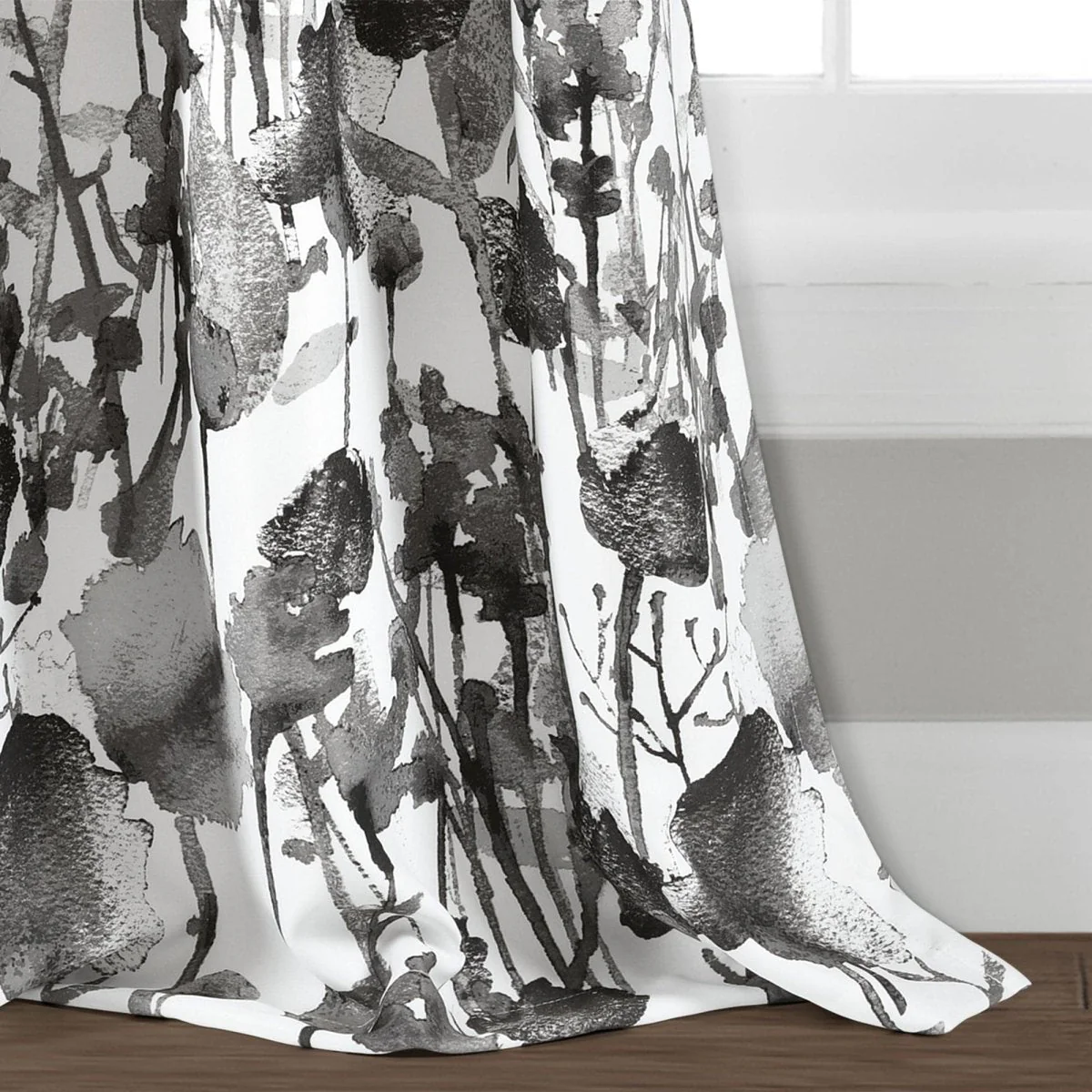 Zuri Flora Light Filtering Window Curtain Panel Set - Image 15