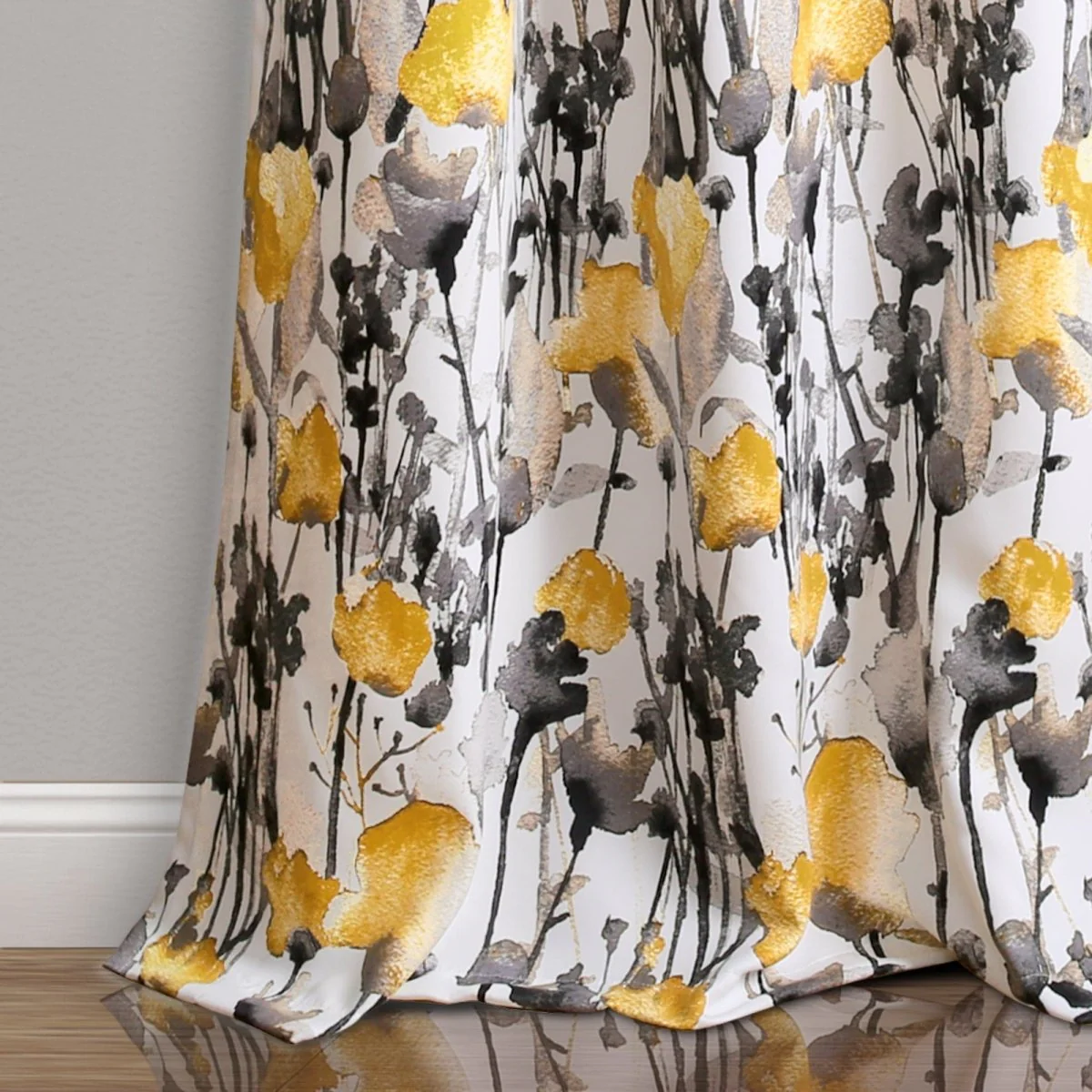 Zuri Flora Light Filtering Window Curtain Panel Set - Image 16