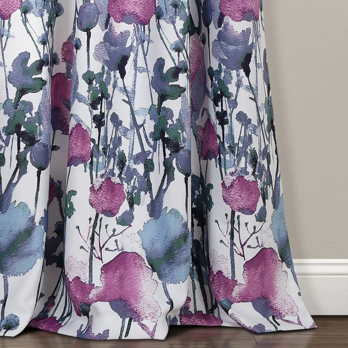 Zuri Flora Light Filtering Window Curtain Panel Set - Image 23