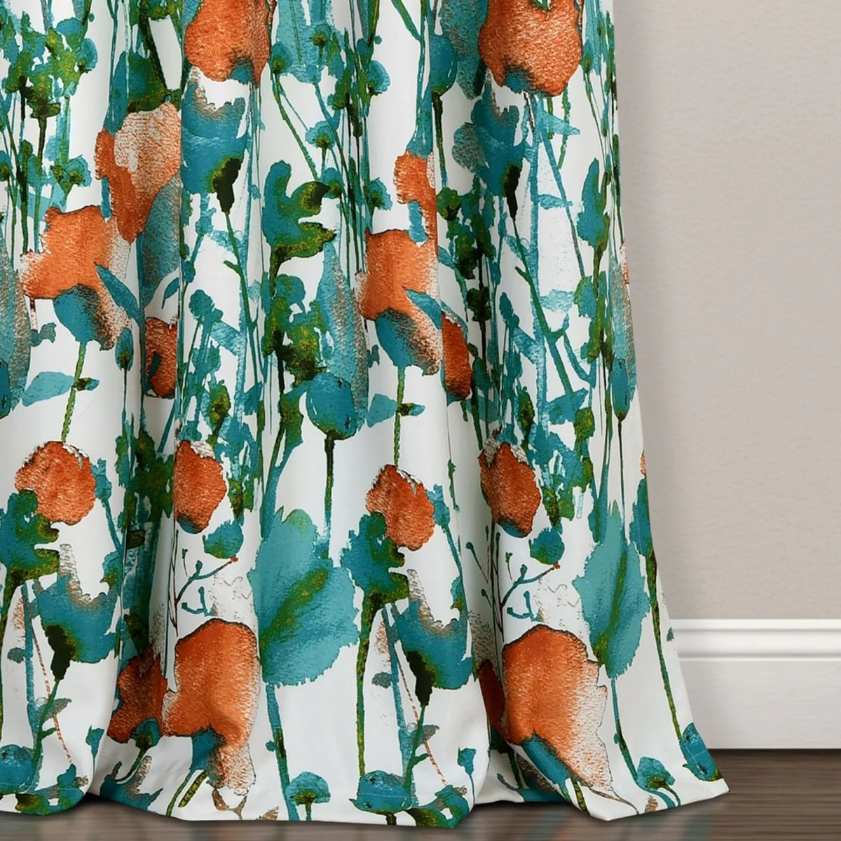 Zuri Flora Light Filtering Window Curtain Panel Set - Image 29