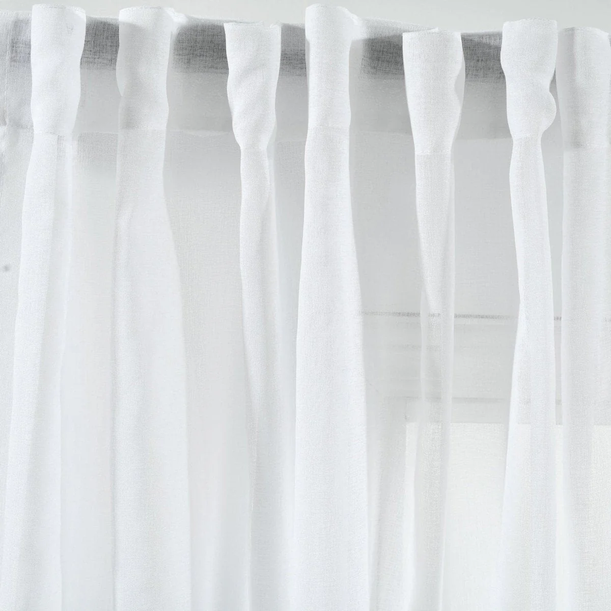 Zuri Flora Sheer Window Curtain Panel Set - Image 2