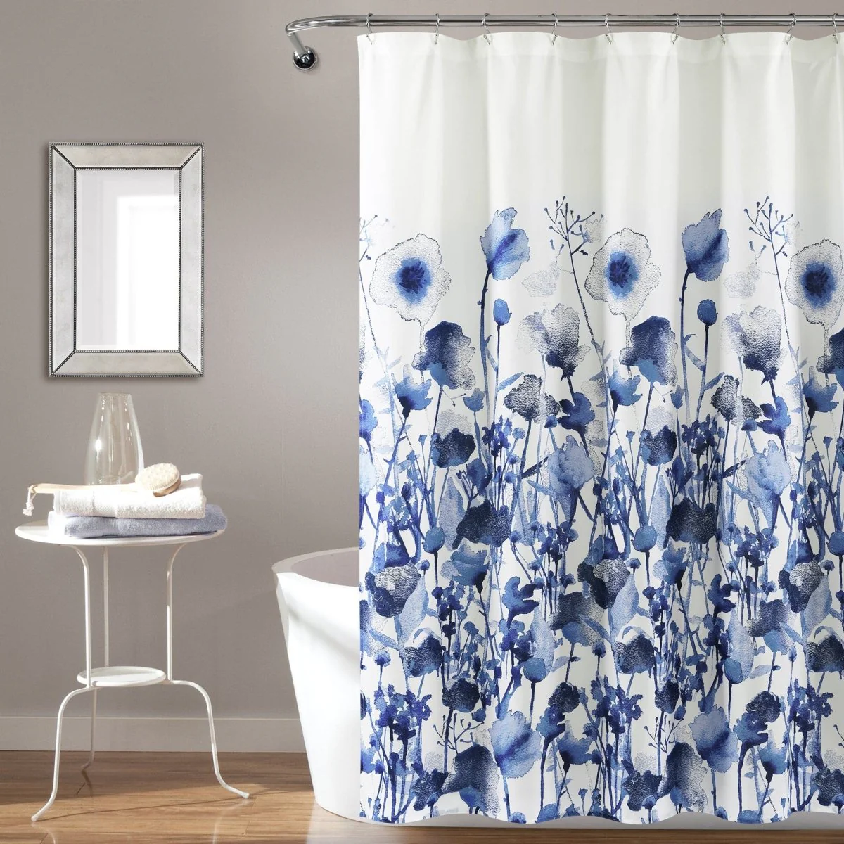 Zuri Flora Shower Curtain - Image 5
