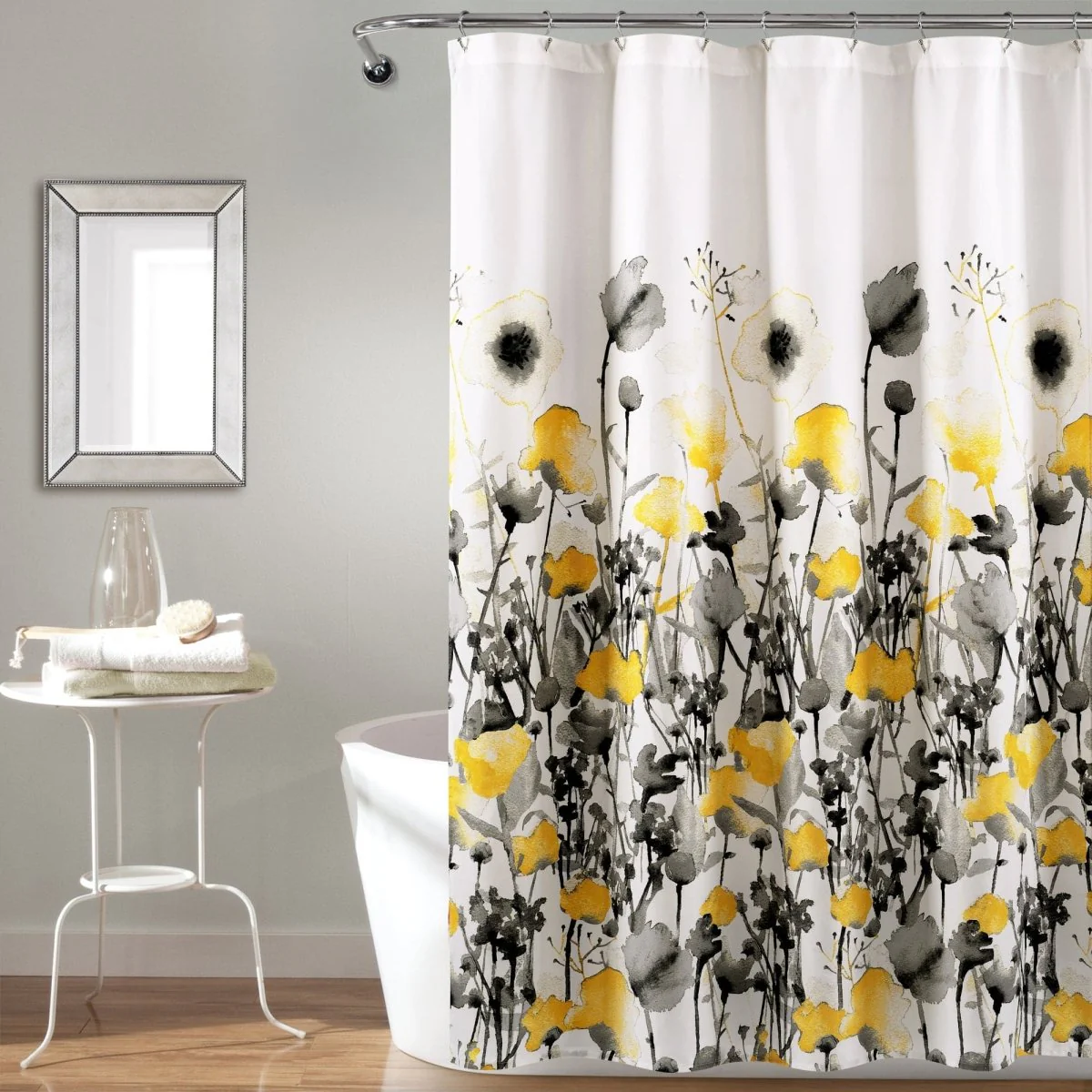 Zuri Flora Shower Curtain - Image 8