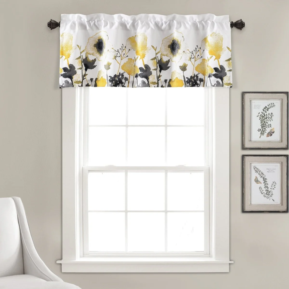 Zuri Flora Watercolor Valance - Image 8
