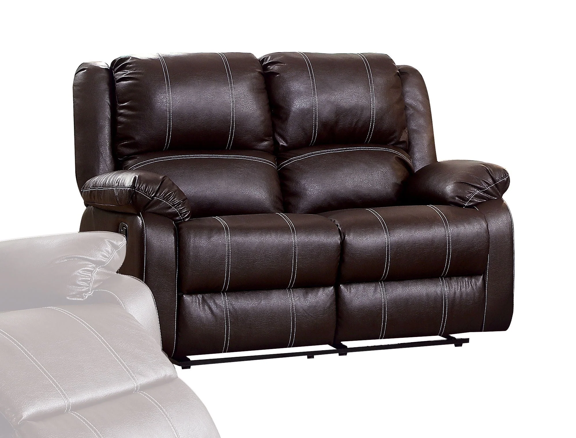 Zuriel - Synthetic 3 Piece Living Room Recliner Set - Image 6
