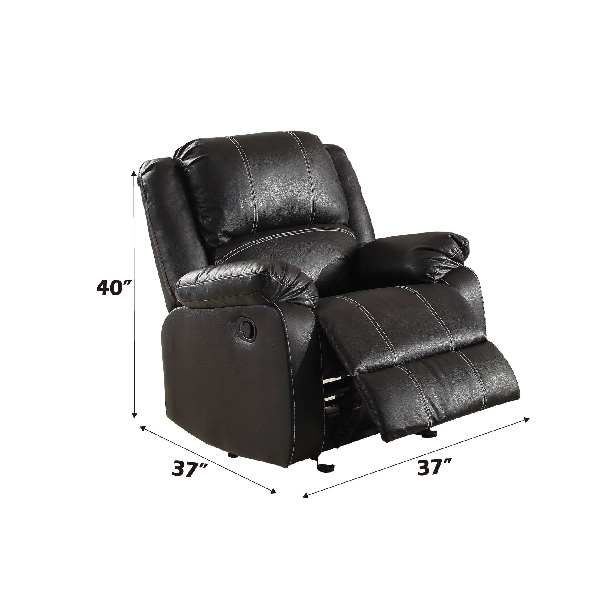 Zuriel - Synthetic Recliner Chair - Image 6