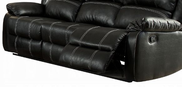 Zuriel - Synthetic Recliner Sofa - Image 4